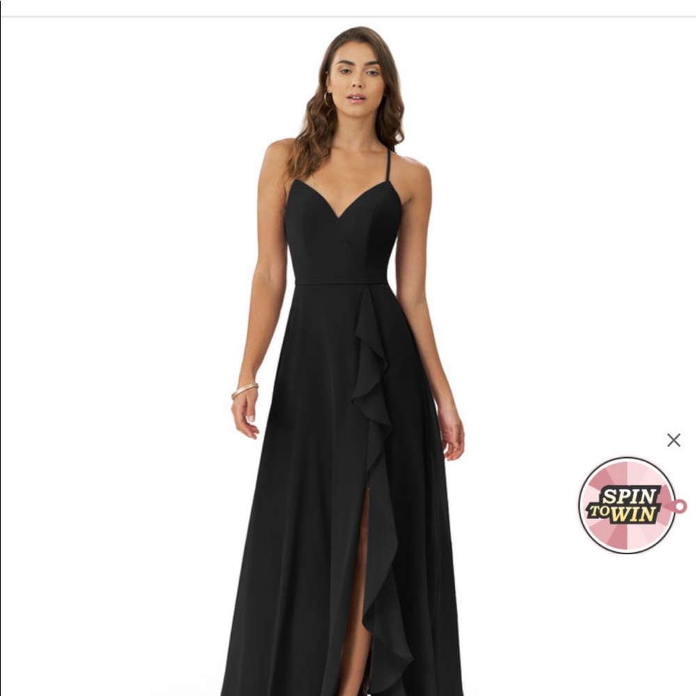 Azazie Naeem black dress
